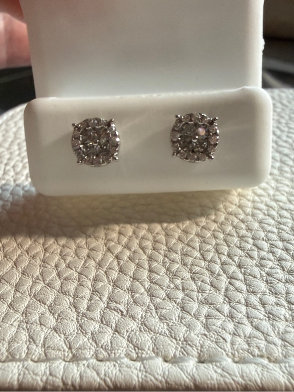 Sterling Silver Sparkling Cluster Stud Earrings *NWT
